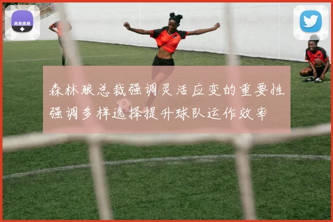 森林狼总裁强调灵活应变的重要性强调多样选择提升球队运作效率
